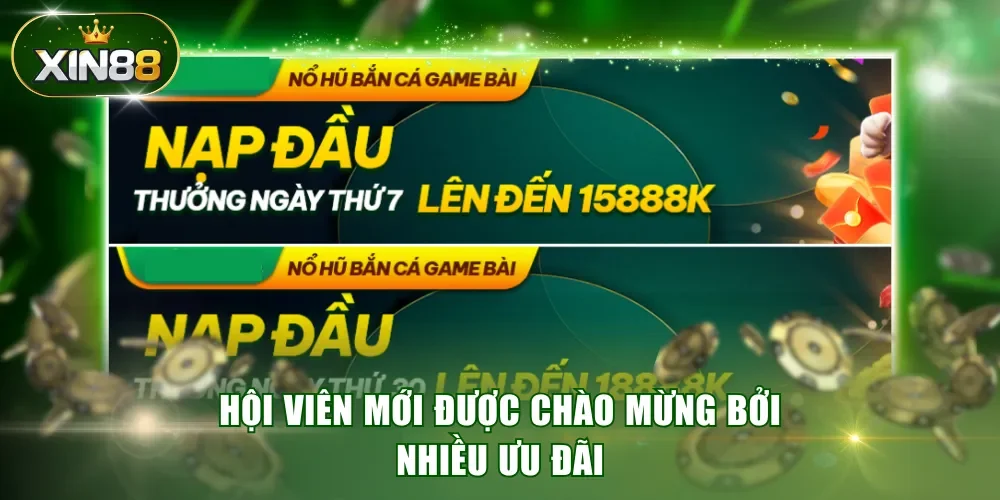 Hội viên mới được chào mừng bởi nhiều ưu đãi