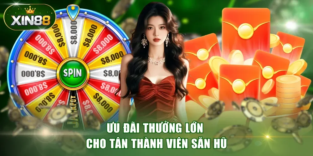 Ưu đãi thưởng lớn cho tân thành viên